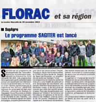 Lancement de Sagiter à Florac